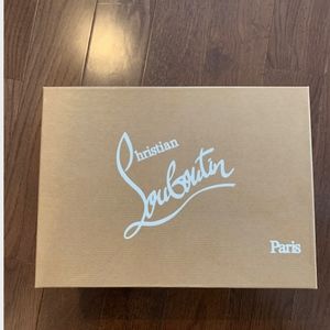 Christian Louboutin Gold Heels 37.5